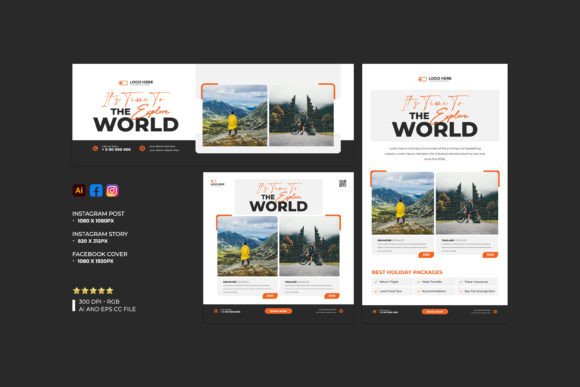 Download Travel Social Media Banner Template - Social Collection