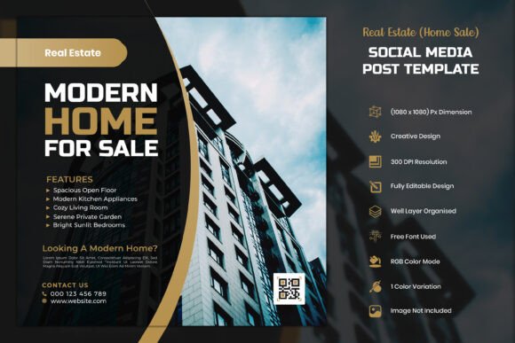 Download Real Estate Social Media Post Template - Social Collection