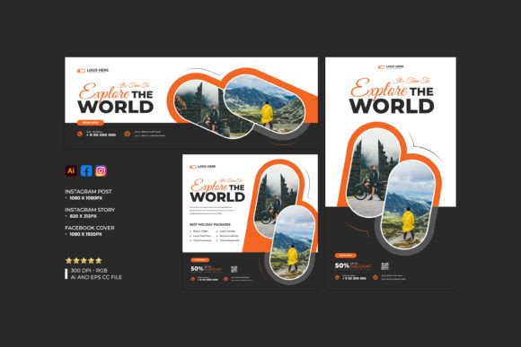 Download Travel Social Media Banner Template - Social Collection