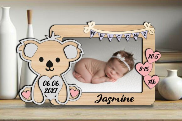 Download SVG Koala Baby Photo Frame Gift Board - Photo frame Collection