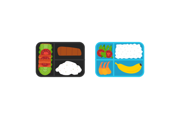 Download Lunchbox Containers with Bright Content - Bright content Collection