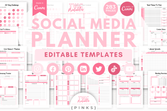 Download Social Media Planner Canva Templates - Social Collection