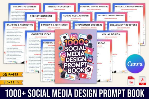 Download 1000+ Social Media Design Prompt Planner - Social Collection