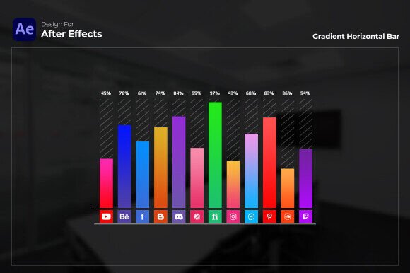Download Social Media Chart | After Effects - Social Collection