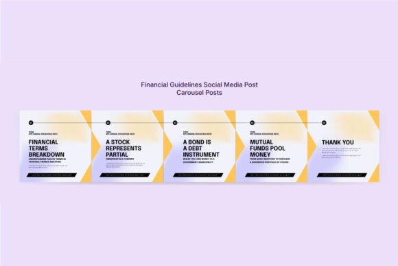 Download Colorful Financial Advice Social Kit - Social Collection