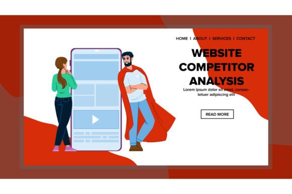 Download Social Website Competitor Analysis Vecto - Social Collection