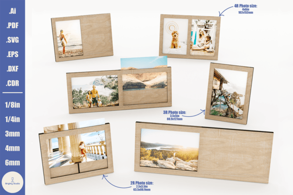Download Laser Cut Photo Frames Set - 18 Designs - Photo frame Collection