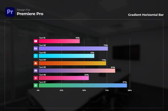 Download Social Media Chart | Premiere Pro - Social Collection
