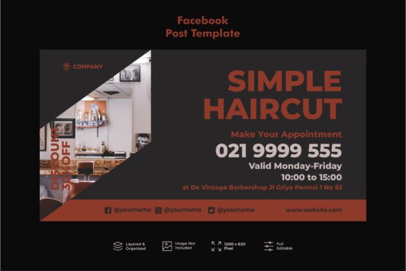 Download Babershop Social Media Kit Vol.6 - Social Collection