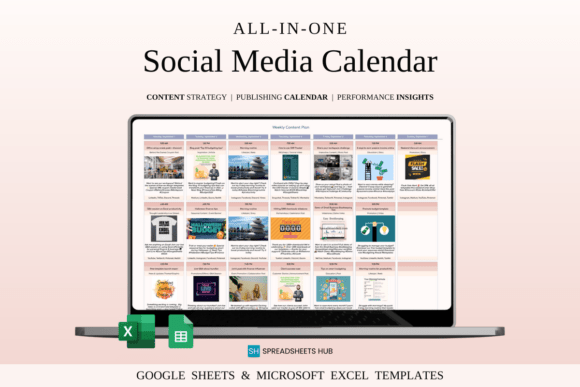 Download Social Media Content Planner Excel - Social Collection