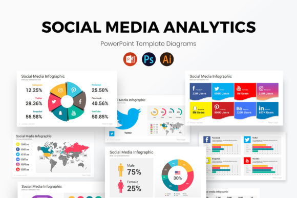 Download Social Media PowerPoint Template - Social Collection