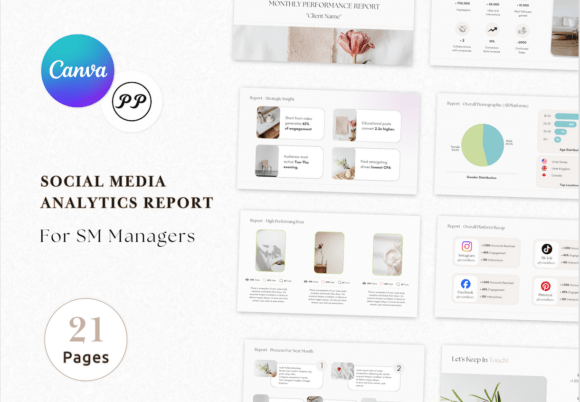 Download Social Media Analytics Report Template - Social Collection
