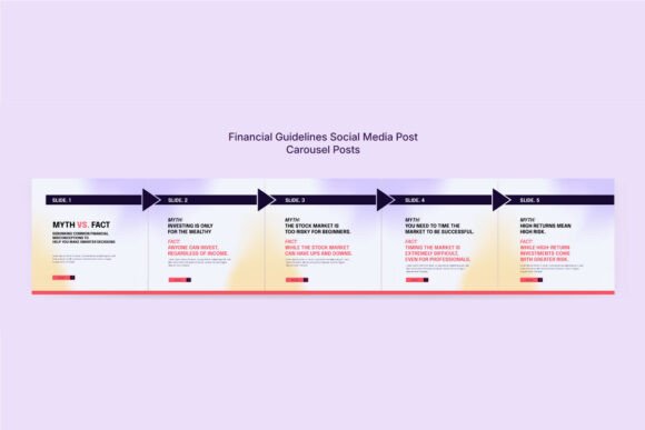 Download Colorful Financial Advice Social Kit - Social Collection