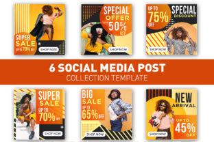 Download Social Media Post Orange Modern Template - Social Collection
