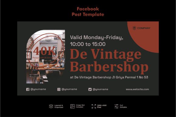 Download Babershop Social Media Kit Vol.4 - Social Collection
