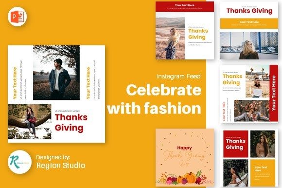 Download Instagram Feed - Celebrate with Fashion - Premium Bundle
